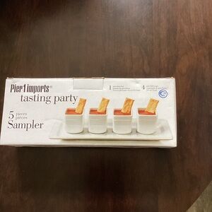Pier 1 Imports Appetizer Set New in Box NWOTS Tasting Party